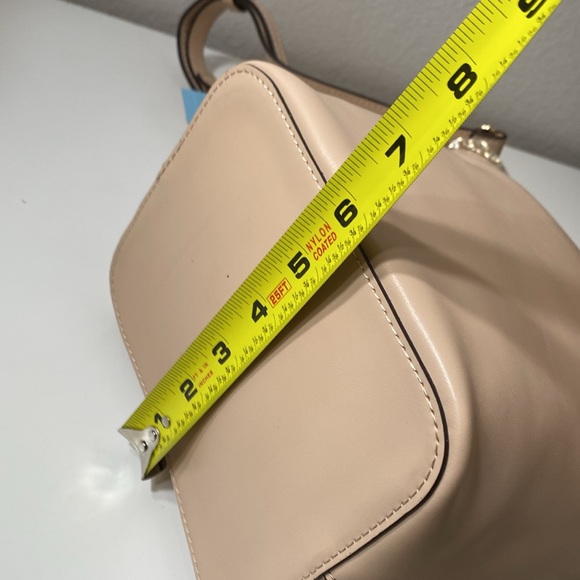 NWT Antonio Melanin turn lock crossbody bag taup color - Picture 10 of 11